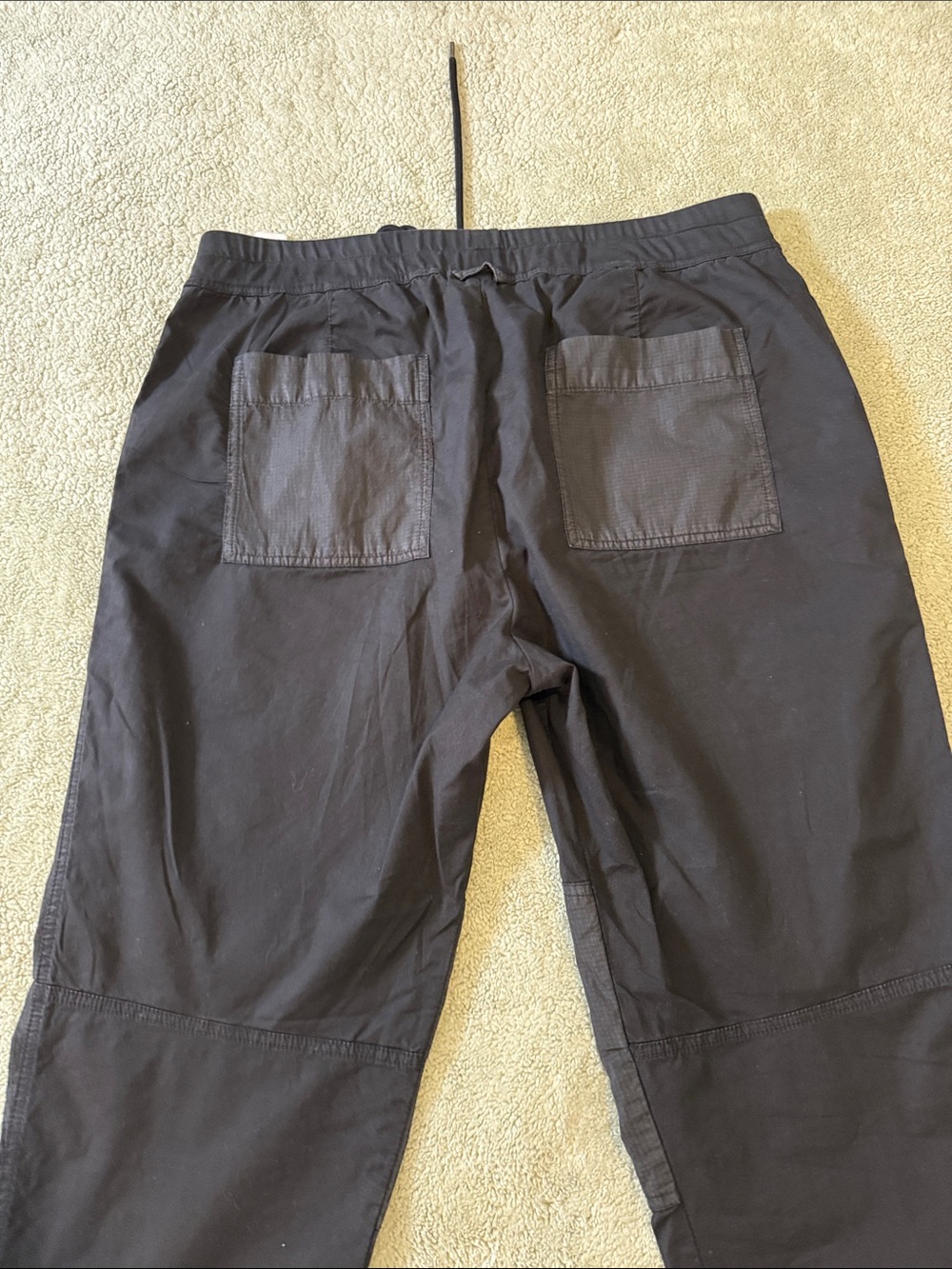 James Perse Black Patchwork Cargo Pants - Picture 5 of 5